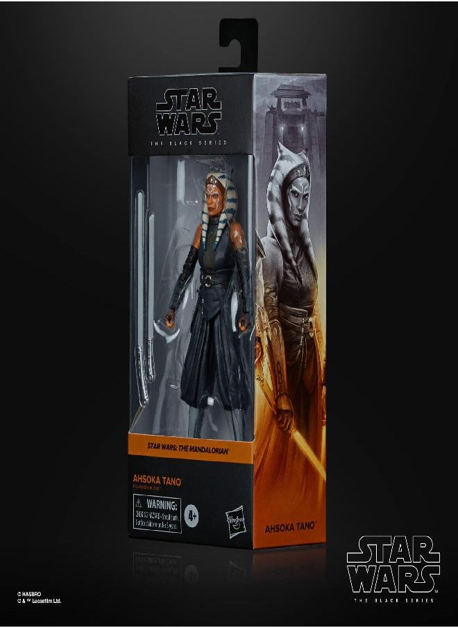 STAR WARS The Black Series Ahsoka Tano Toy 6-Inch-Scale The Mandalorian Collectible Action Figure, Toys for Kids Ages 4 and Up