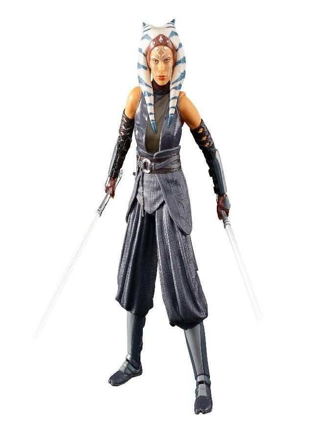 STAR WARS The Black Series Ahsoka Tano Toy 6-Inch-Scale The Mandalorian Collectible Action Figure, Toys for Kids Ages 4 and Up