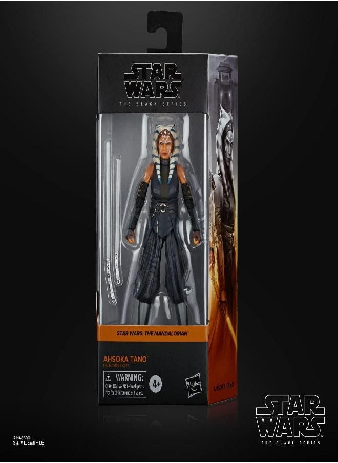 STAR WARS The Black Series Ahsoka Tano Toy 6-Inch-Scale The Mandalorian Collectible Action Figure, Toys for Kids Ages 4 and Up