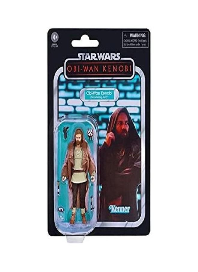 STAR WARS The Vintage Collection OBI-Wan Kenobi (Wandering Jedi) Toy, 3.75-Inch-Scale OBI-Wan Kenobi Figure, Kids Ages 4 and Up, Multicolored, F4474