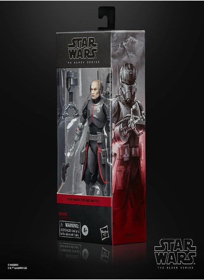 STAR WARS The Black Series Echo Toy 6-Inch-Scale The Bad Batch Collectible Action Figure and Accessory, Toys Kids Ages 4 and Up