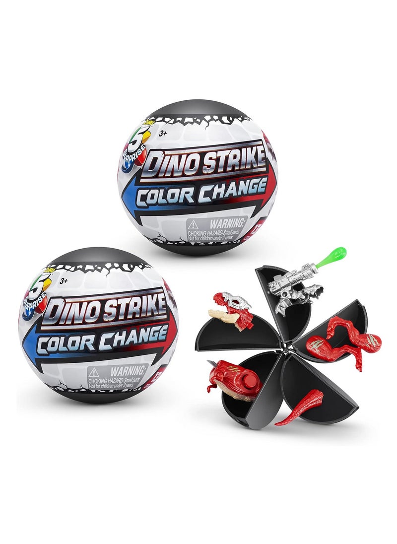 ZURU 5 Surprise Dino Mystery Collectible Capsules Color Change Series 5 (2 Pack) (Styles vary)