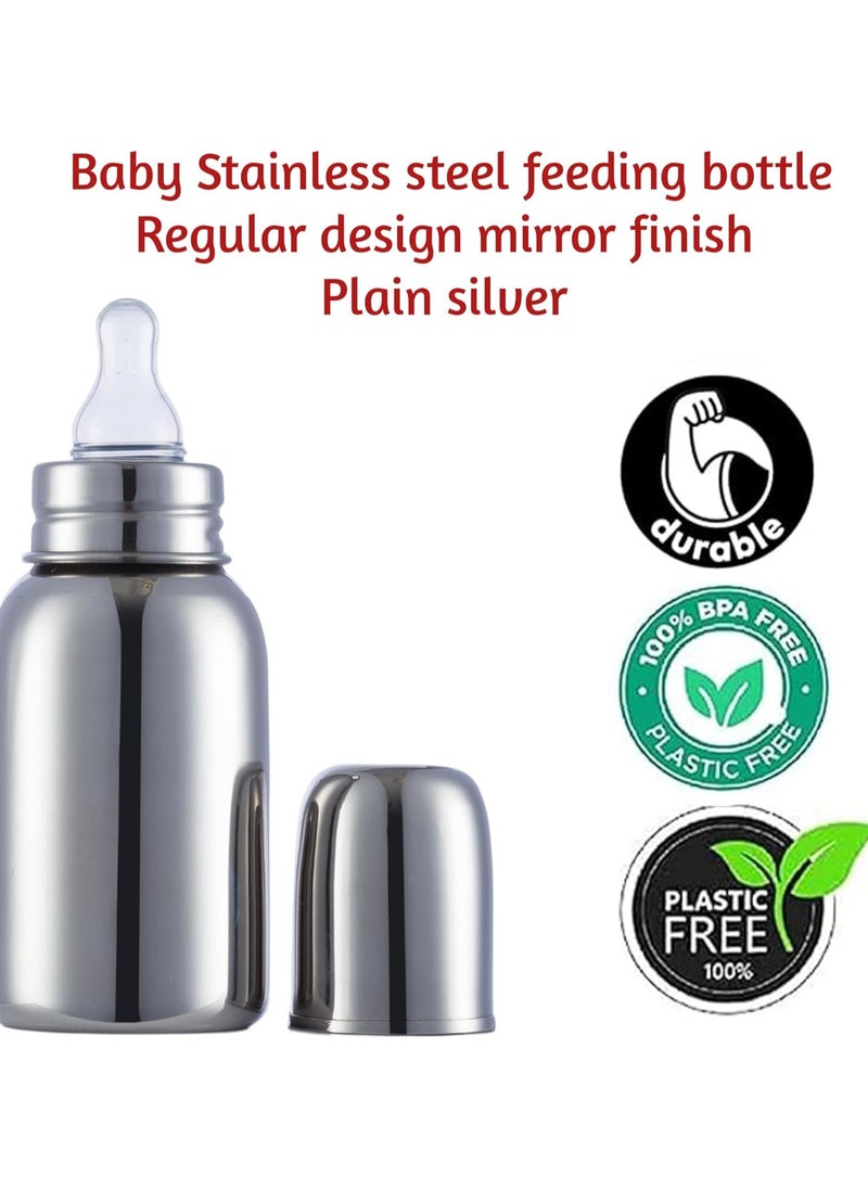 Baby Steel Feeding Bottle 250ml