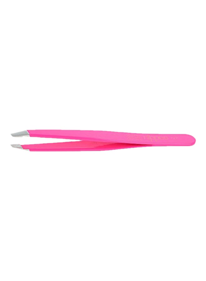 Precision Pointed Slant Tweezers Pink