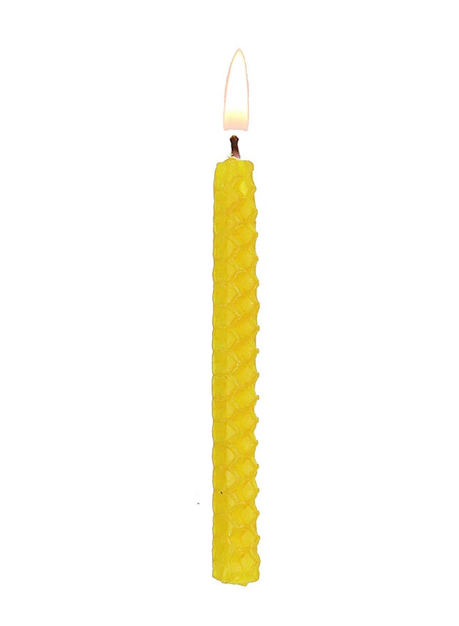 45-piece Honeycomb Chanukah Beeswax Candle