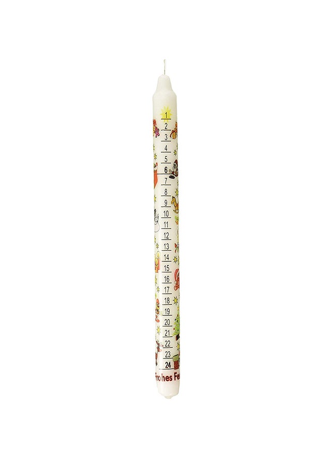 German Countdown Advent Candle 12inch