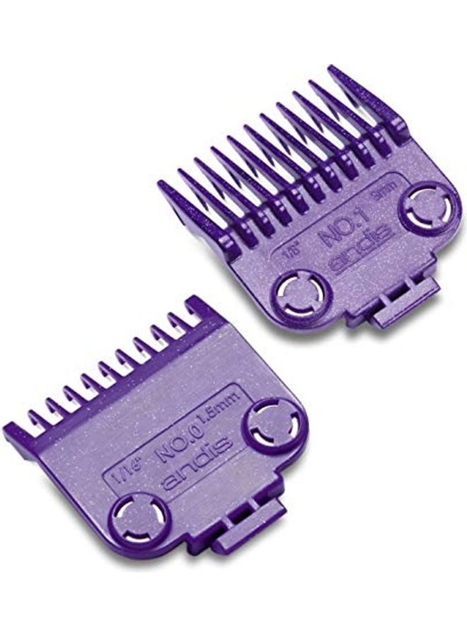 2-Piece Master Magnetic Comb Set Purple