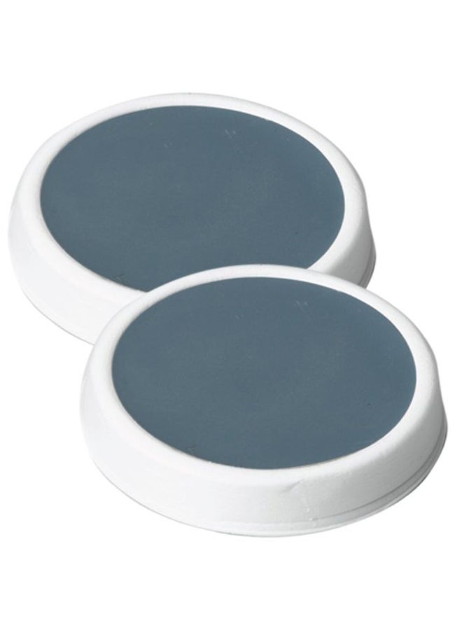 2-Piece Hair Removal Buffer White/Blue