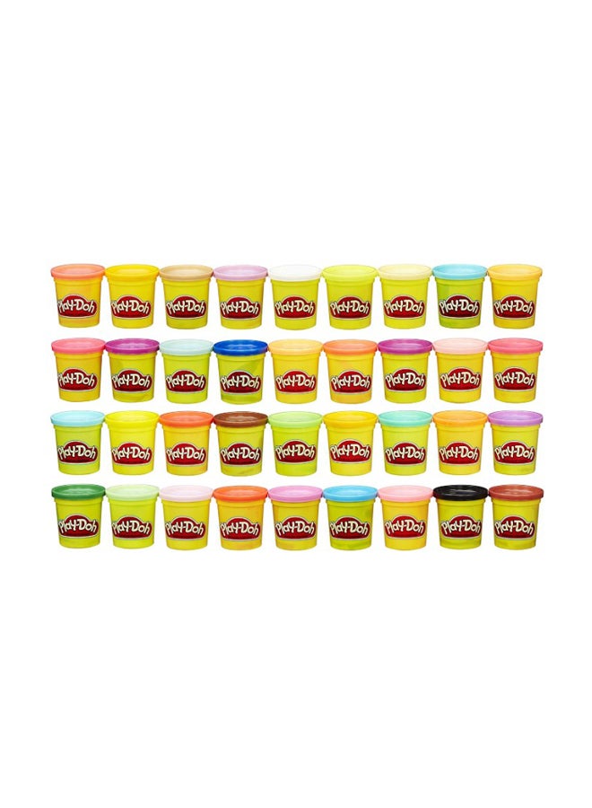 36-Piece Assorted Modeling Compound Clay Set
