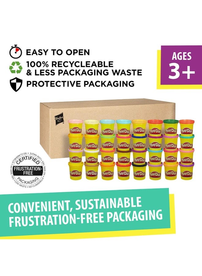 36-Piece Assorted Modeling Compound Clay Set