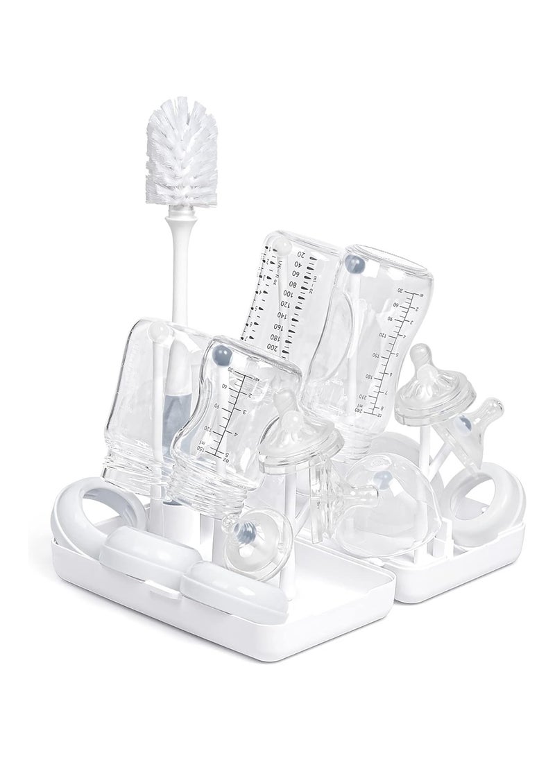 Travel Baby Bottle Drying Rack Compact Size With Large Capacity