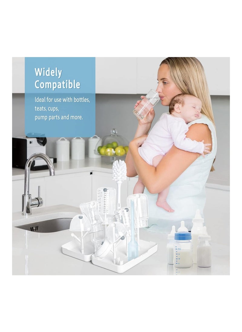 Travel Baby Bottle Drying Rack Compact Size With Large Capacity