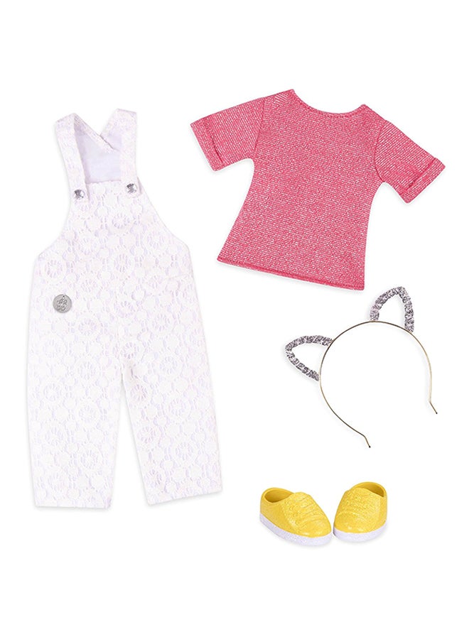 Glisten And Glam - Lace Overalls Deluxe Outfit