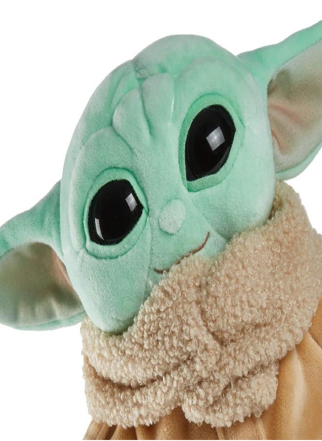 Mattel Star Wars Grogu Plush 8-Inch Character Figure From Star Wars the Mandalorian, Soft Doll in Classic Look