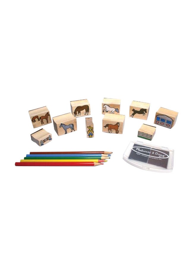 Wooden Stamp Activity Set