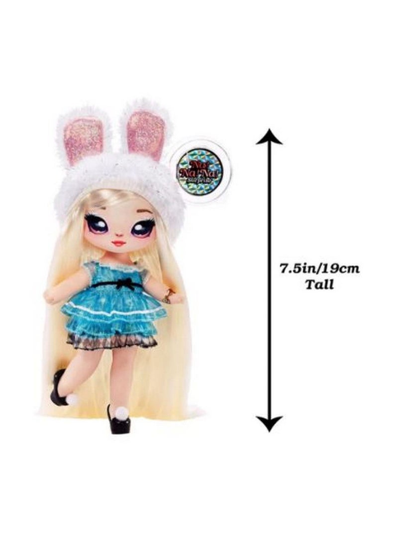 Na! Na! Na! Surprise 19cm Alice Hops Doll - Glam Series 1, Collectible Soft Fashion Doll with Clip-on Bag