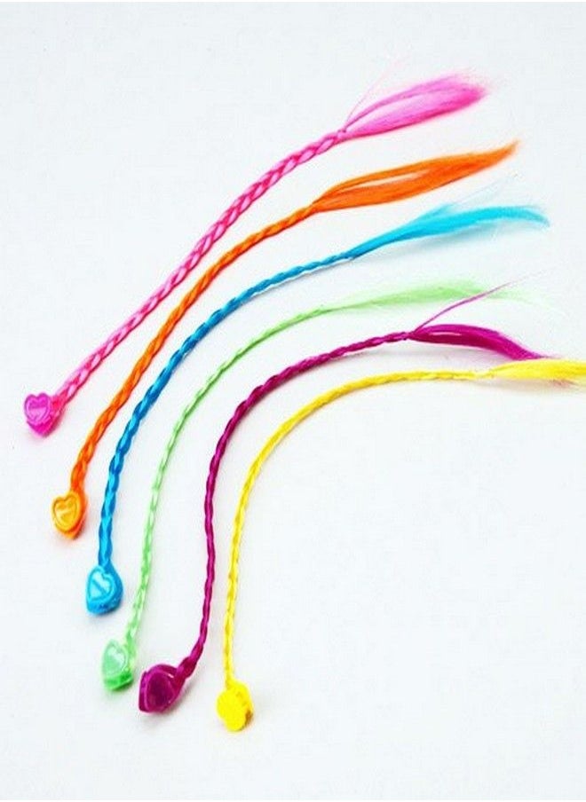 U.S. Toy Nylon Hair Braid Extensions Attachments - 12 Pieces