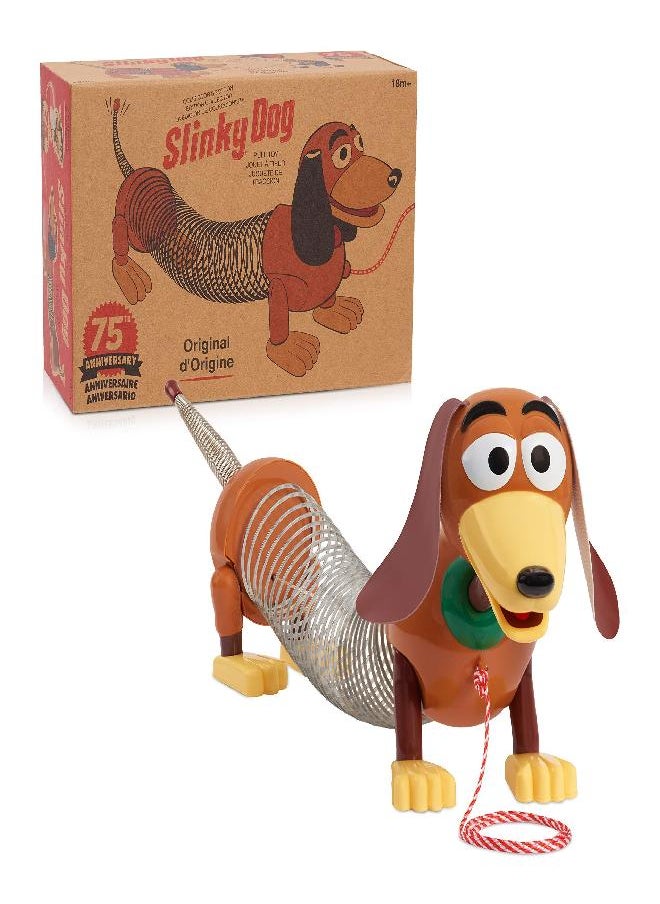 Retro Slinky Dog, The Original Walking Spring Toy, Vintage Spring Toys, Stretches to 14 Inches Long, by Just Play