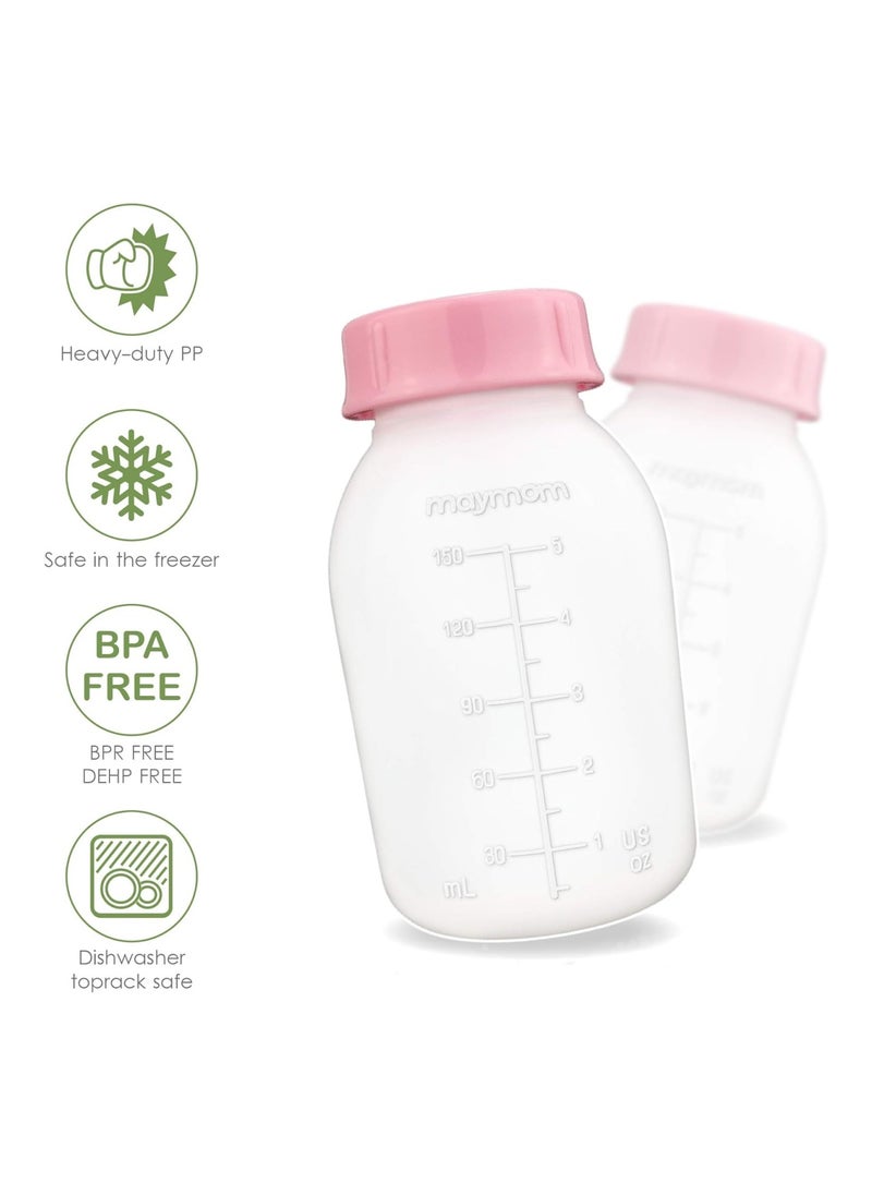 8 Pcs Breast Pump Bottle Compatible With Medela Pump In Style Maxflow Freestyle Swing Maxi Pump