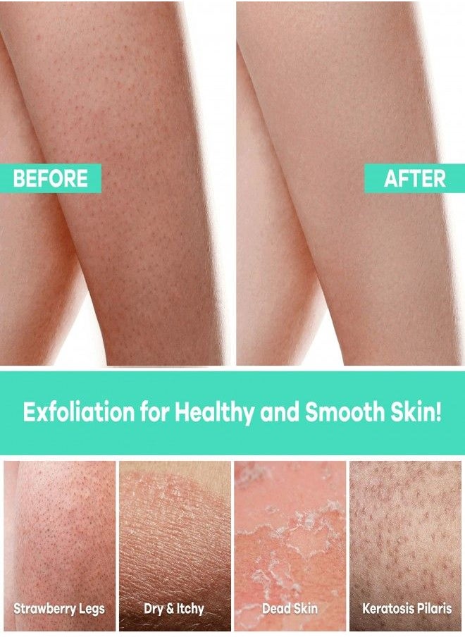 Dermasuri Deep Exfoliating Mitt Body Scrub for Soft Skin - Exfoliating Glove & Skin Cleanser - Part of the Best Skincare Kit for Women & Men - Cleanse Dead or Dry Skin - Exfoliator Tool