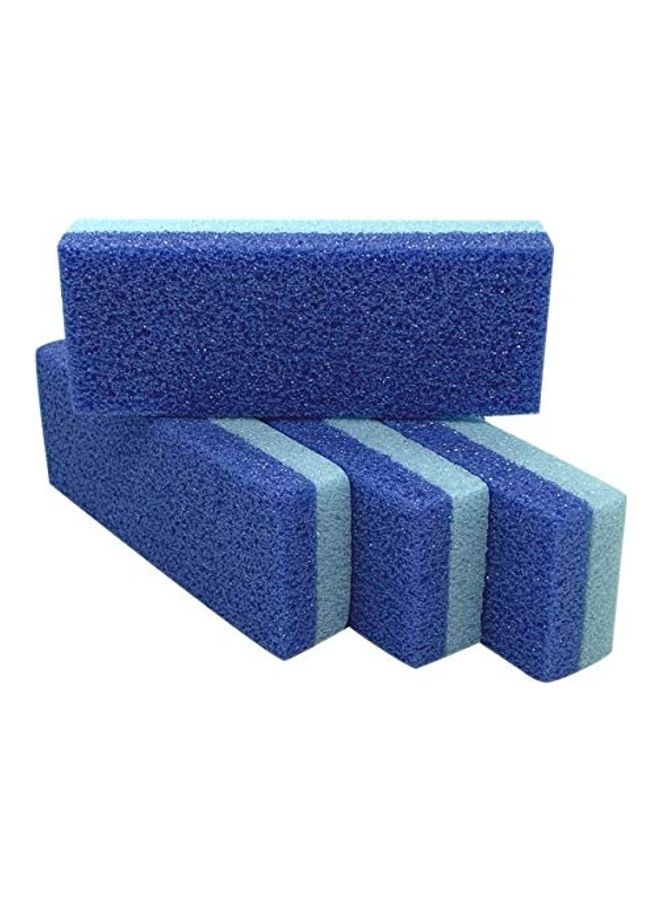 4-Piece Pumice Stone Set Blue