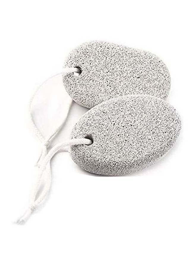 2-Piece Pumice Stone Set Grey