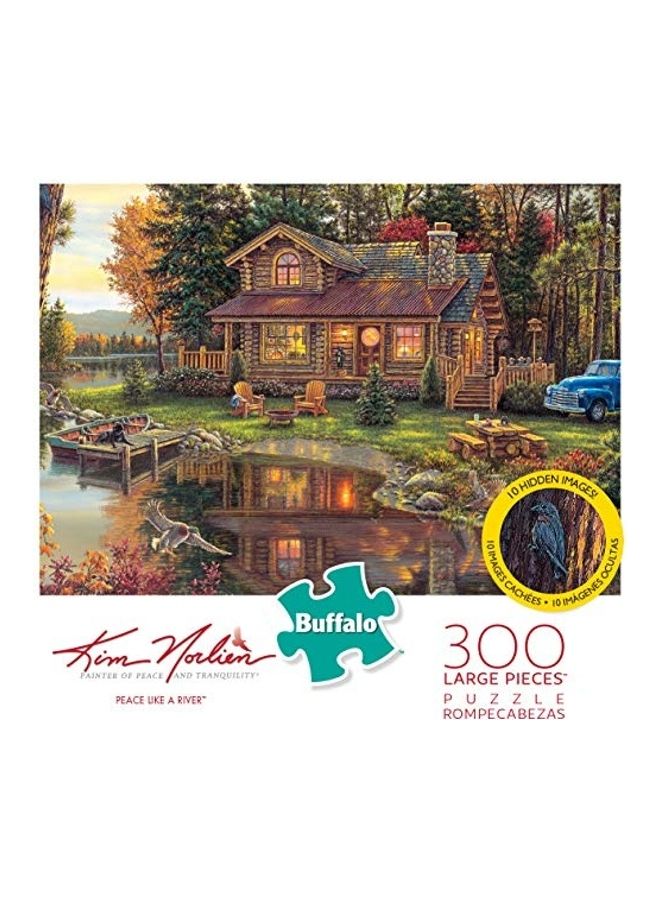 300-Piece Kim Norlienpeace Like A River Jigsaw Puzzles Set