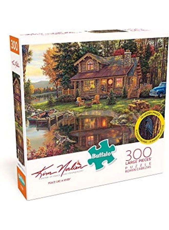 300-Piece Kim Norlienpeace Like A River Jigsaw Puzzles Set