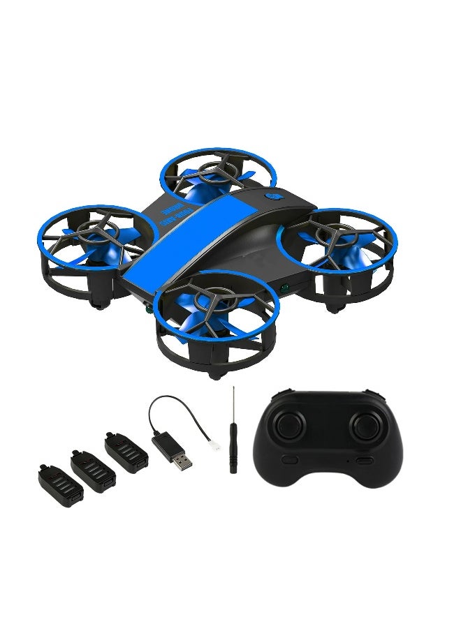 Mini Drone for Kids and Beginners-Remote Control Quadcopter Indoor Helicopter Plane with 3D Flip, Auto Hovering, Headless Mode, 3 Batteries, Best Gift Toy for Boys & Girls