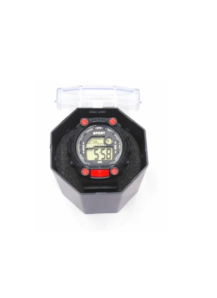 Children Digital Sports Watches, Set of 12 Assorted colors