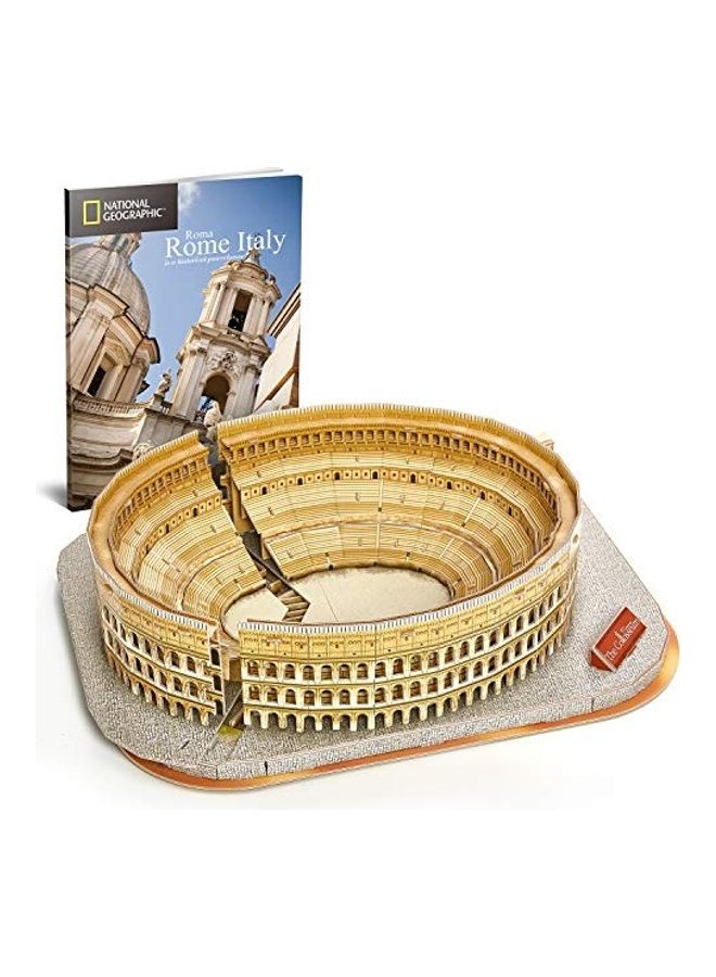 National Geographic 3D Puzzle for Adults Kids Rome Colosseum Jigsaw Italy Architecture Model Kit 13inch