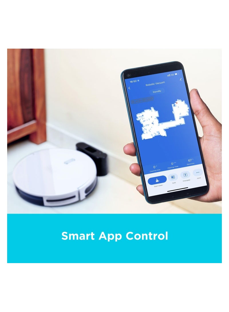 Robotic Vacuum Cleaner And Mop Alexa & Google Assistant Enabled 14.4 W BRVA425B10-B5 White