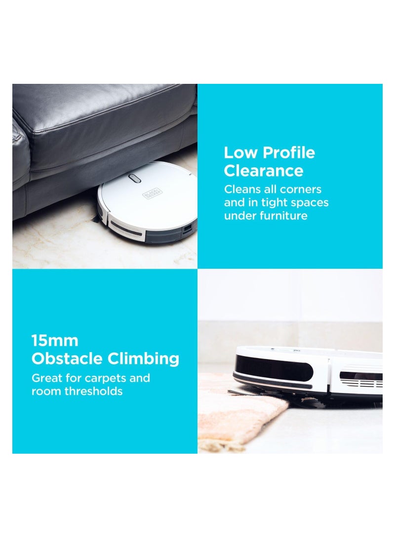 Robotic Vacuum Cleaner And Mop Alexa & Google Assistant Enabled 14.4 W BRVA425B10-B5 White