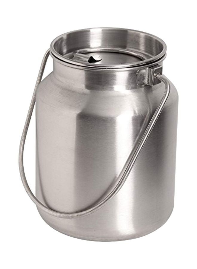 Stainless Steel Jug Silver 6.5x6.5x8.5inch
