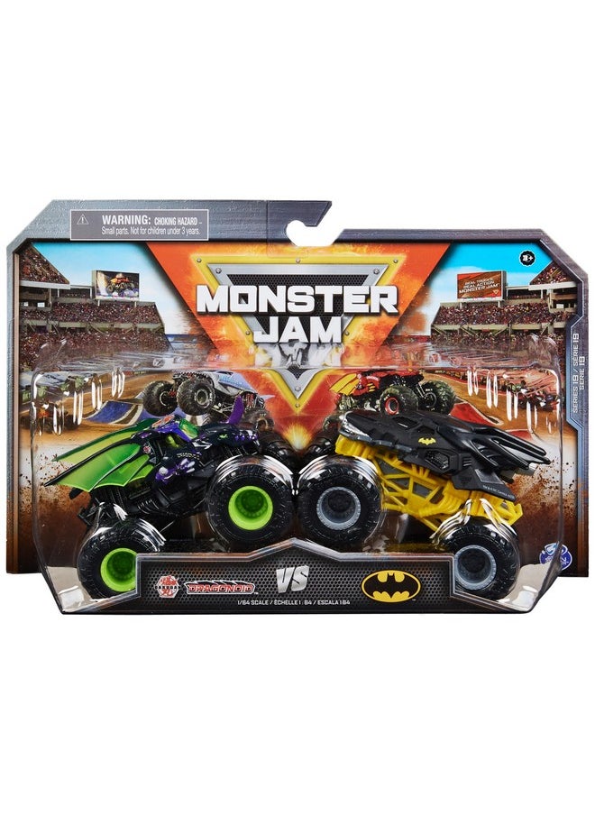 , Official Bakugan Dragonoid Vs. Batman Die-Cast Monster Trucks, 1:64 Scale, Kids Toys For Boys Ages 3 And Up