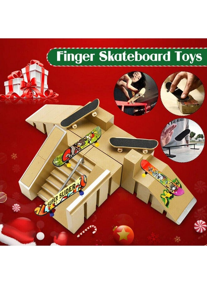 Mini Fingerboards Finger Skateboard Toy, Creative Fingertips Movement Party Favors Novelty Toys For Kids Party Supplies Props Decoration(20 Pack, Random Color)