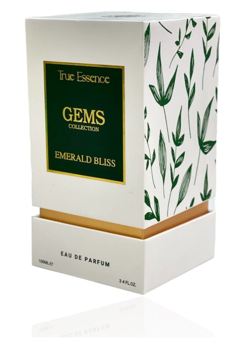 True Essence Combo Pack Of 3 Eau De Parfum -  Emerald Bliss 100 ml For Men And Royal Collection Sugar Pie 50 ml And Vanilla Amber 50 ml For Unisex