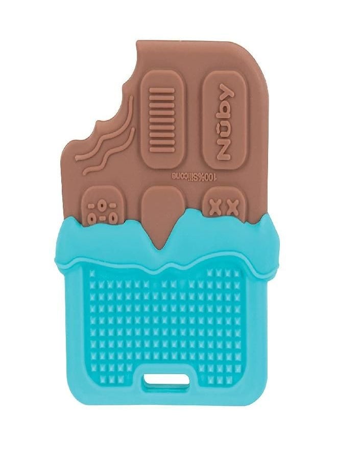 Nuby All Silicone Chocolate Bar Teether - 3+ Months