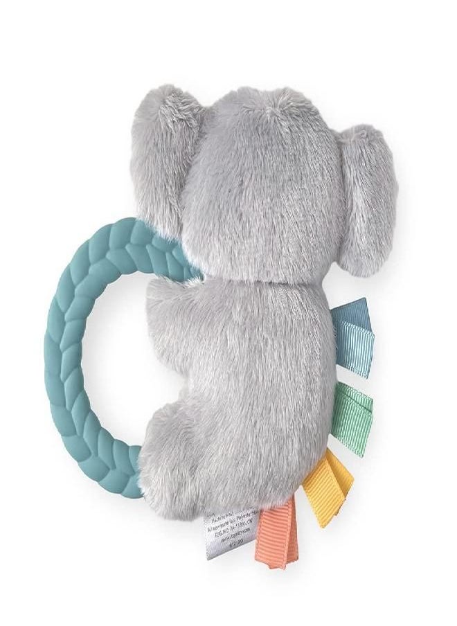 Itzy Ritzy - Ritzy Rattle Pal with Teether; Features A Minky Plush Character, Gentle Rattle Sound & Soft Teether; Koala