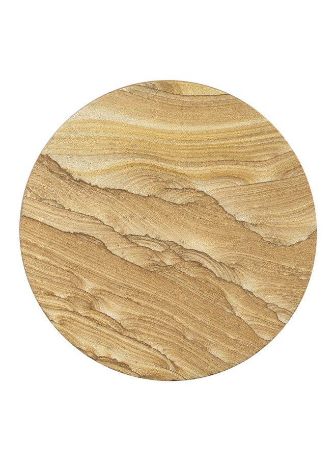 Brand - Desert Sand Coaster, Multicolor All Natural Sandstone - Durable Stone With Varying Patterns, Every Coaster Is An Original 4 Inch Round