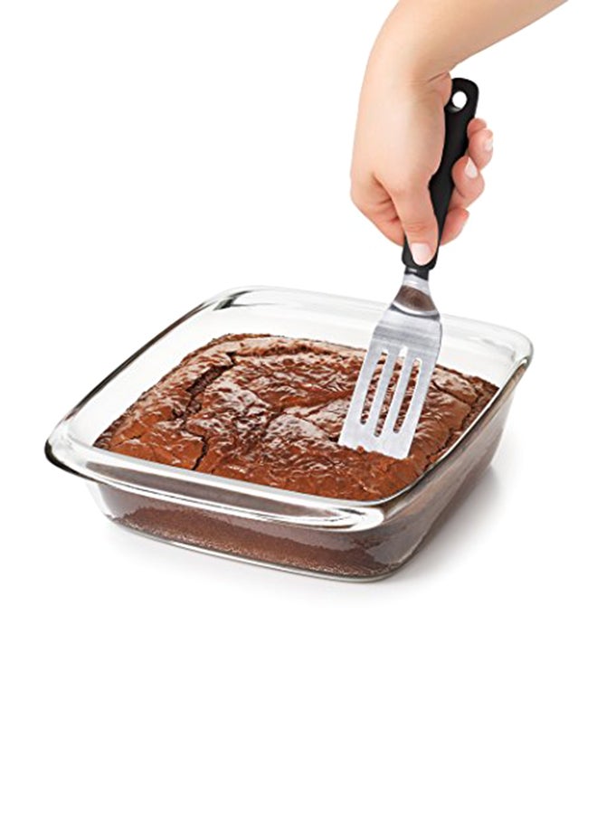 Stainless Steel Cut And Serve Turner Black/Silver