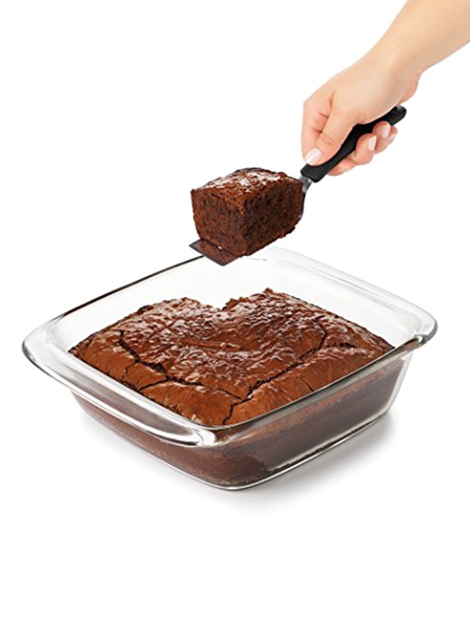Stainless Steel Cut And Serve Turner Black/Silver