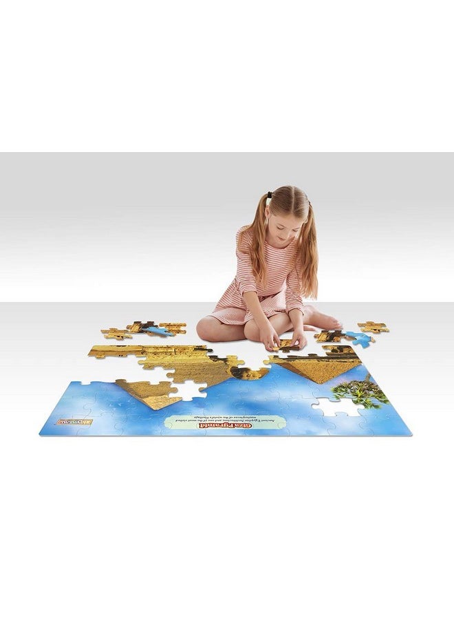 Pyramid Jumbo Jigsaw Puzzle - Fun Puzzles For Kids - Age 3+ Years And Above - Educational Puzzle Games For Focus, Memory, Mental Boost - 24 X 36 Inches - 54 Pieces