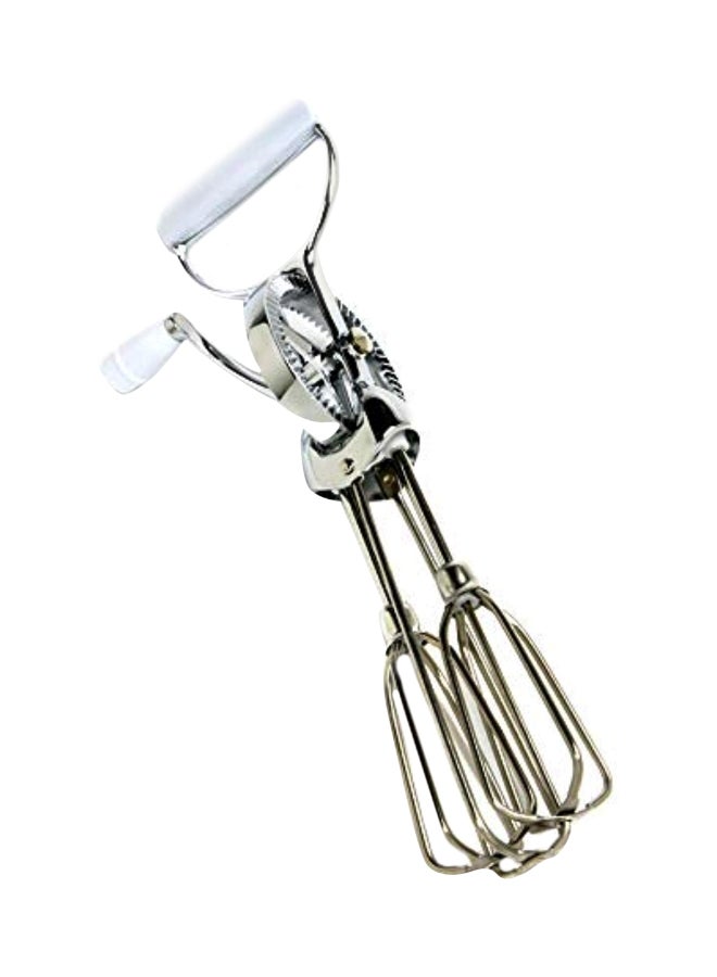 Stainless Steel Egg Beater Silver 30.5x9.5x7.5cm