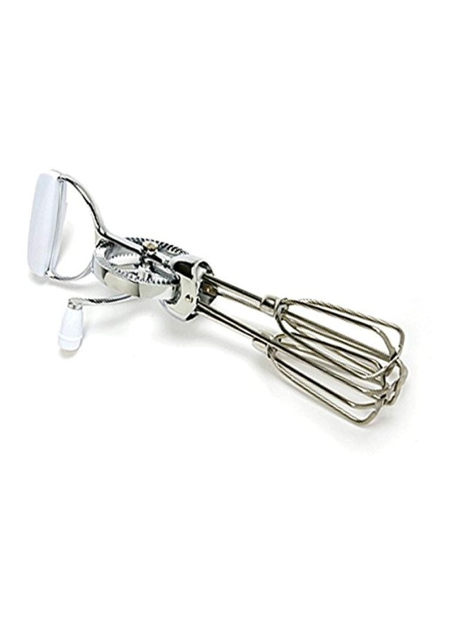 Stainless Steel Egg Beater Silver 30.5x9.5x7.5cm