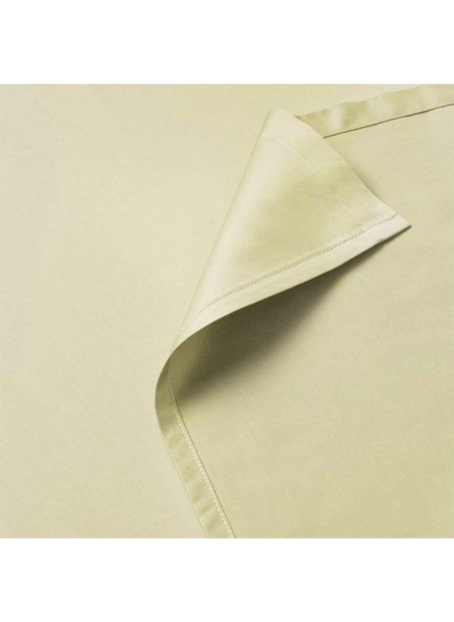 Orchard Exclusive (Cream) Queen Size Flat Sheet and Pillow covers (Set of 3Pcs) Cotton percale Weave, Soft and Luxurious, High Quality Bed linen-180TC