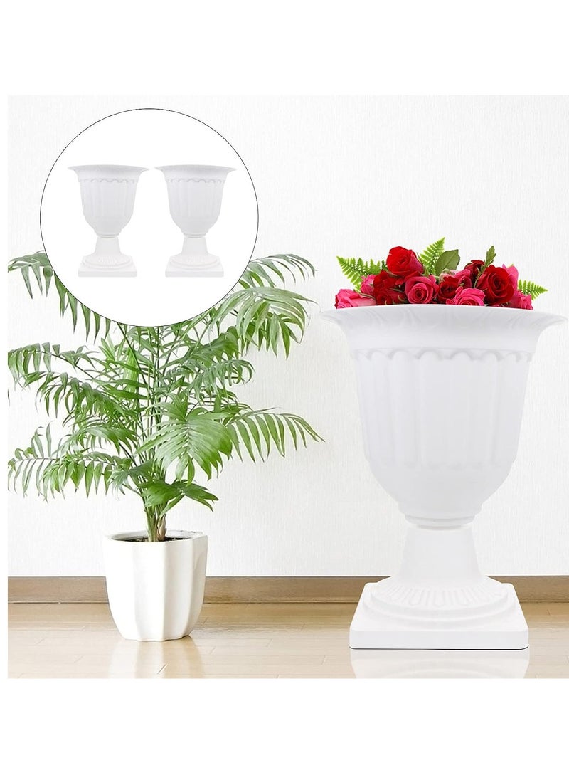 𝐅𝐅𝐃 Flower Vase Plastic Pots Outdoor Plant Pots Plastic Flower Pots Planter Pots Plastic Gardening Pots Nursery Pot Flower Plant Container Plastic Plant Pot