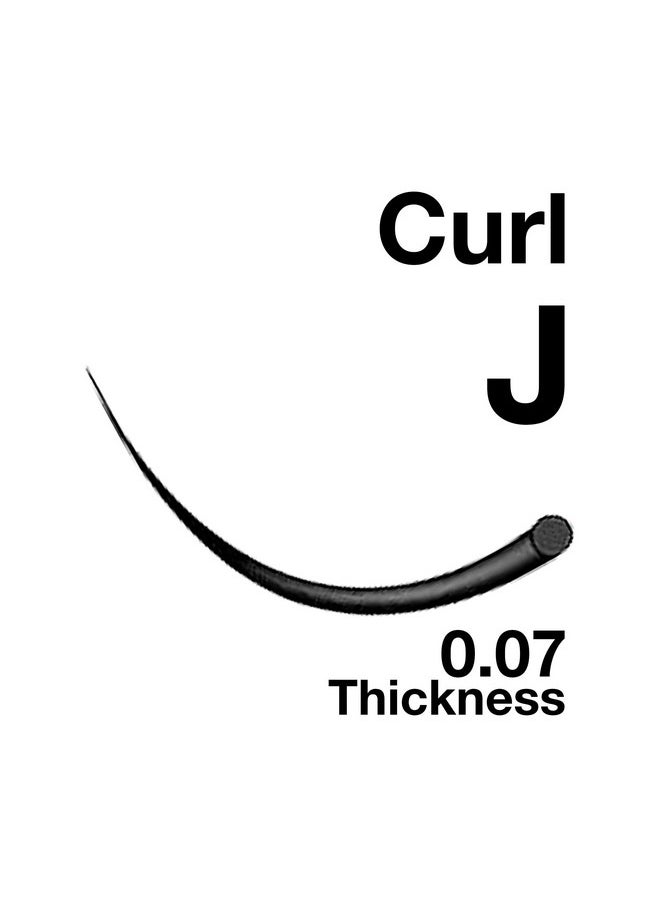 Lash Extensions 0.07Mm Thickness J Curl Length Mixed Sizes 8-14Mm Natural Looking Easy Fan Eye Lashes For Eyelash Extensions(0.07,J,Mixed 8-14Mm)