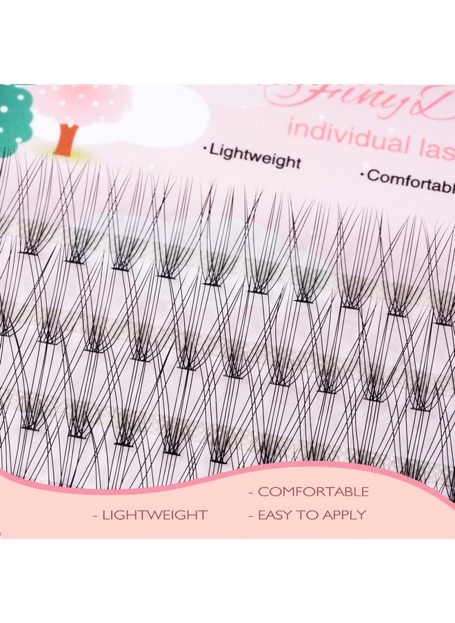 10D Lash Clusters 240Pcs Individual Lash Extensions Natural Cluster Lashes 12-16Mm Mix Lengths C Curl 0.07Mm Thickness Eyelash Individual Cluster Lashes Apply Under Your Lashes(10D12-16Mm)