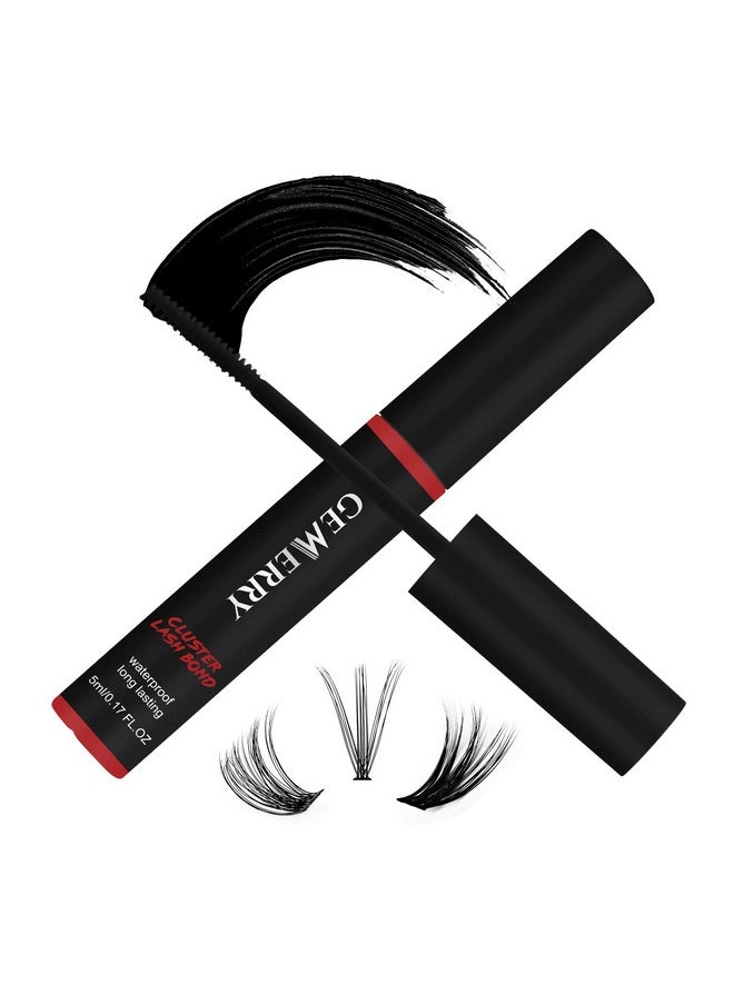 Lash Bond Long Retention Cluster Lash Glue Super Strong Hold Black Lash Glue For Sensitive Eyes Waterproof Individual Lash Glue For Lash Clusters